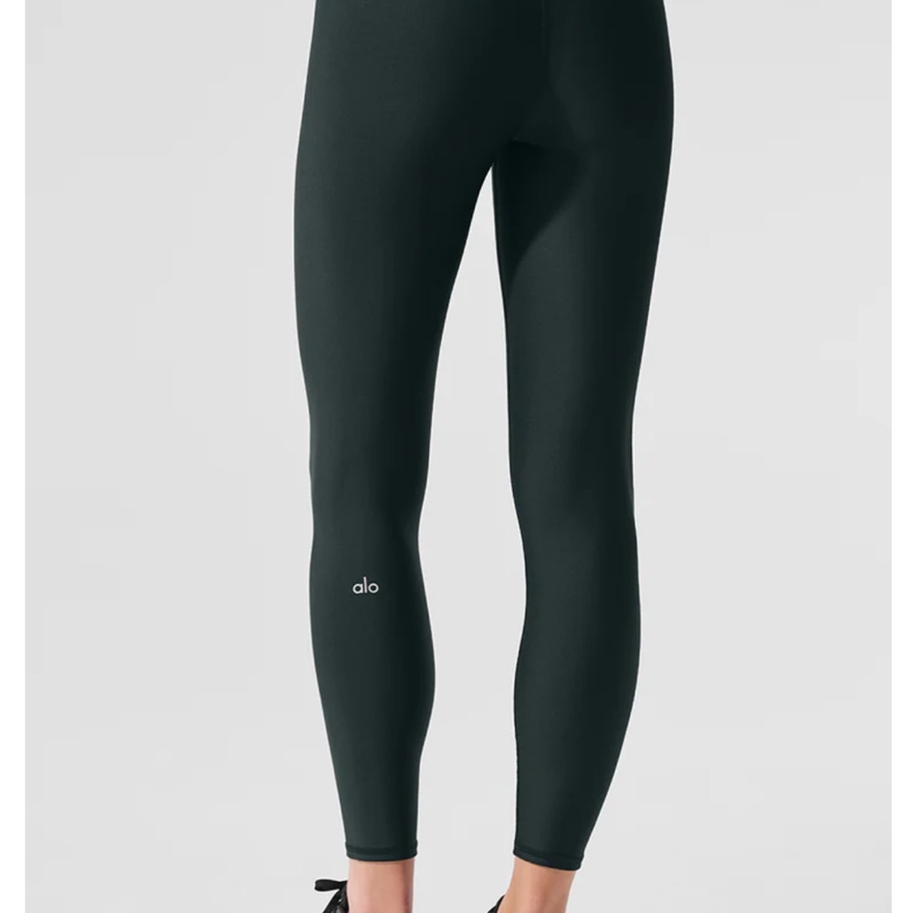 NWT 7/8 High-Waist Airlift Legging charcoal green